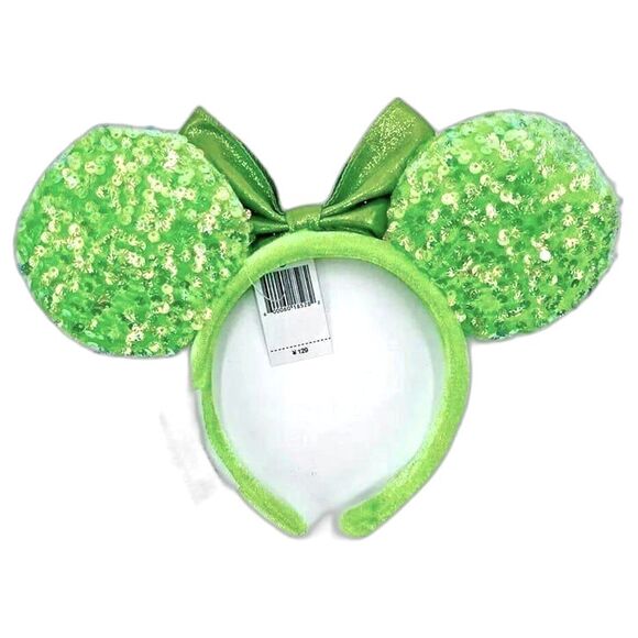 Disney Parks Ears Minnie Mouse Mickey Limited Green Shell Sequins Headband main image 3